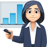 女上班族：肤色浅emoji素材一 160x160像素