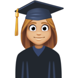 女学生：中浅肤色emoji素材一 160x160像素