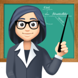 女老师：浅肤色emoji素材一 160x160像素