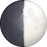 上弦月emoji素材一 160x160像素