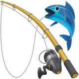 钓鱼竿emoji素材一 160x160像素