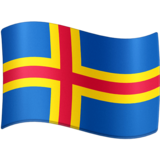 旗帜：奥兰群岛emoji素材一 160x160像素
