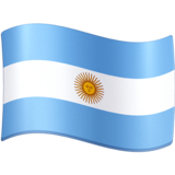 国旗：阿根廷emoji素材一 160x160像素