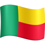 旗帜：贝宁emoji素材一 160x160像素