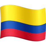 旗帜：哥伦比亚emoji素材一 160x160像素