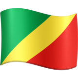 旗帜：刚果-布拉柴维尔emoji素材一 160x160像素