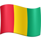 旗帜：几内亚emoji素材一 160x160像素