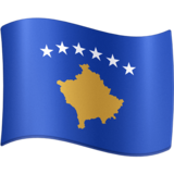 旗帜：科索沃emoji素材一 160x160像素