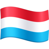 国旗：卢森堡emoji素材一 160x160像素