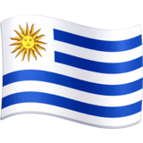 国旗：乌拉圭emoji素材一 160x160像素