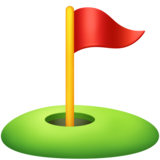 插在洞里的旗帜emoji素材一 160x160像素