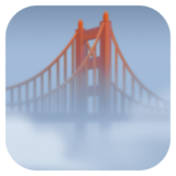 多雾的emoji素材一 160x160像素