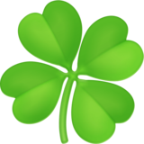 四叶草emoji素材一 160x160像素