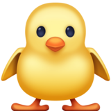 正面小雏鸡emoji素材一 160x160像素