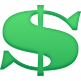 重美元符号emoji素材一 160x160像素