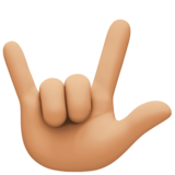 爱你的手势(美国)：中浅肤色emoji素材一 160x160像素