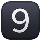 键帽数字9emoji素材一 160x160像素