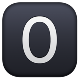 键帽数字0emoji素材一 160x160像素