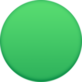 绿色圆圈emoji素材一 160x160像素
