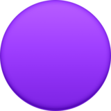 紫色圆圈emoji素材一 160x160像素