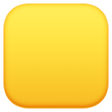 黄色正方形emoji素材一 160x160像素