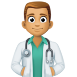 男保健员：中等肤色emoji素材一 160x160像素