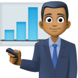 男职员:中深色肤色emoji素材一 160x160像素