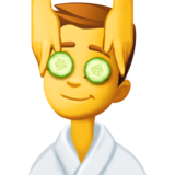 男人在按摩emoji素材一 160x160像素