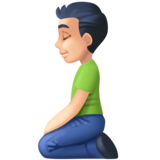 跪男：浅肤色emoji素材一 160x160像素