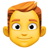 男：红头发emoji素材一 160x160像素