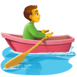 男子划艇emoji素材一 160x160像素