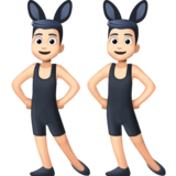 有兔子耳朵的男人聚会，类型-1-2emoji素材一 160x160像素