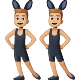 有兔子耳朵的男人聚会，3型emoji素材一 160x160像素