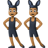 有兔子耳朵的男人聚会，5型emoji素材一 160x160像素