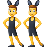 有兔子耳朵的男人emoji素材一 160x160像素