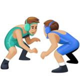男子摔跤，3型emoji素材一 160x160像素