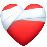 绷带的心-修复受伤的心灵emoji素材一 160x160像素