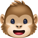 猴脸emoji素材一 160x160像素