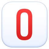 O按钮（血型）emoji素材一 160x160像素