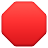 停车标志emoji素材一 160x160像素