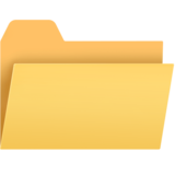 打开的文件夹emoji素材一 160x160像素