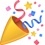 舞会爆竹、气球爆破大联欢emoji素材一 160x160像素