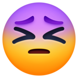 挣扎的脸emoji素材一 160x160像素