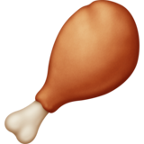 家禽腿、鸡腿emoji素材一 160x160像素