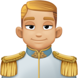 王子：中浅肤色emoji素材一 160x160像素