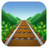 铁路轨道emoji素材一 160x160像素