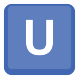 区域指示器符号字母Uemoji素材一 160x160像素