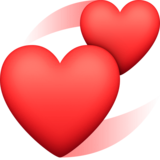 旋转心脏emoji素材一 160x160像素