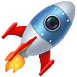 火箭emoji素材一 160x160像素