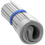 卷起的报纸emoji素材一 160x160像素